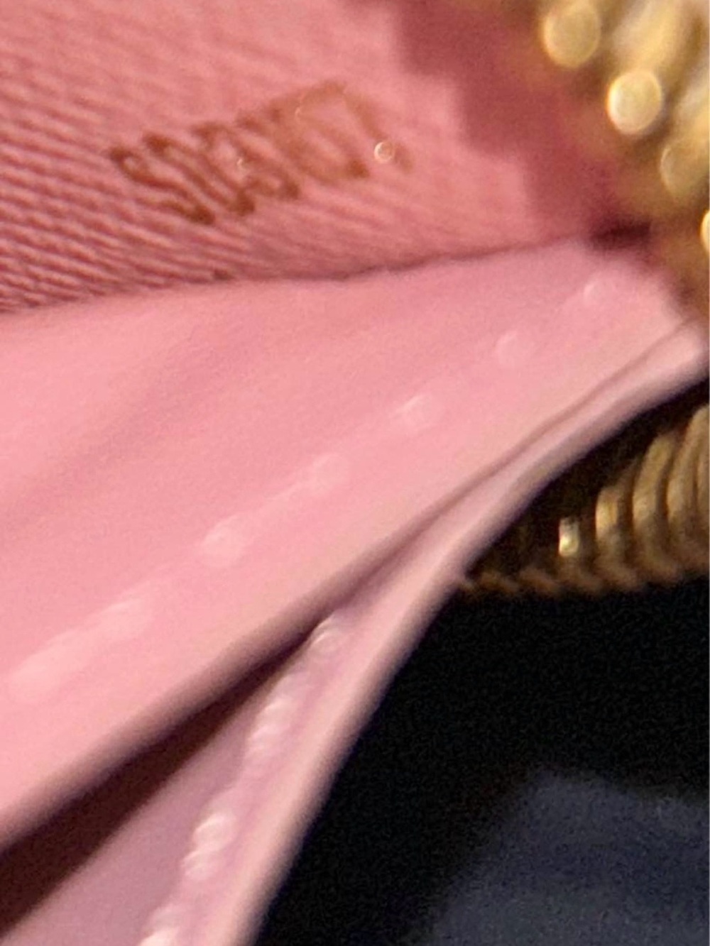 Louis Vuitton Damier Azur Zip Wallet in Pink & Brown - Picture 5 of 5
